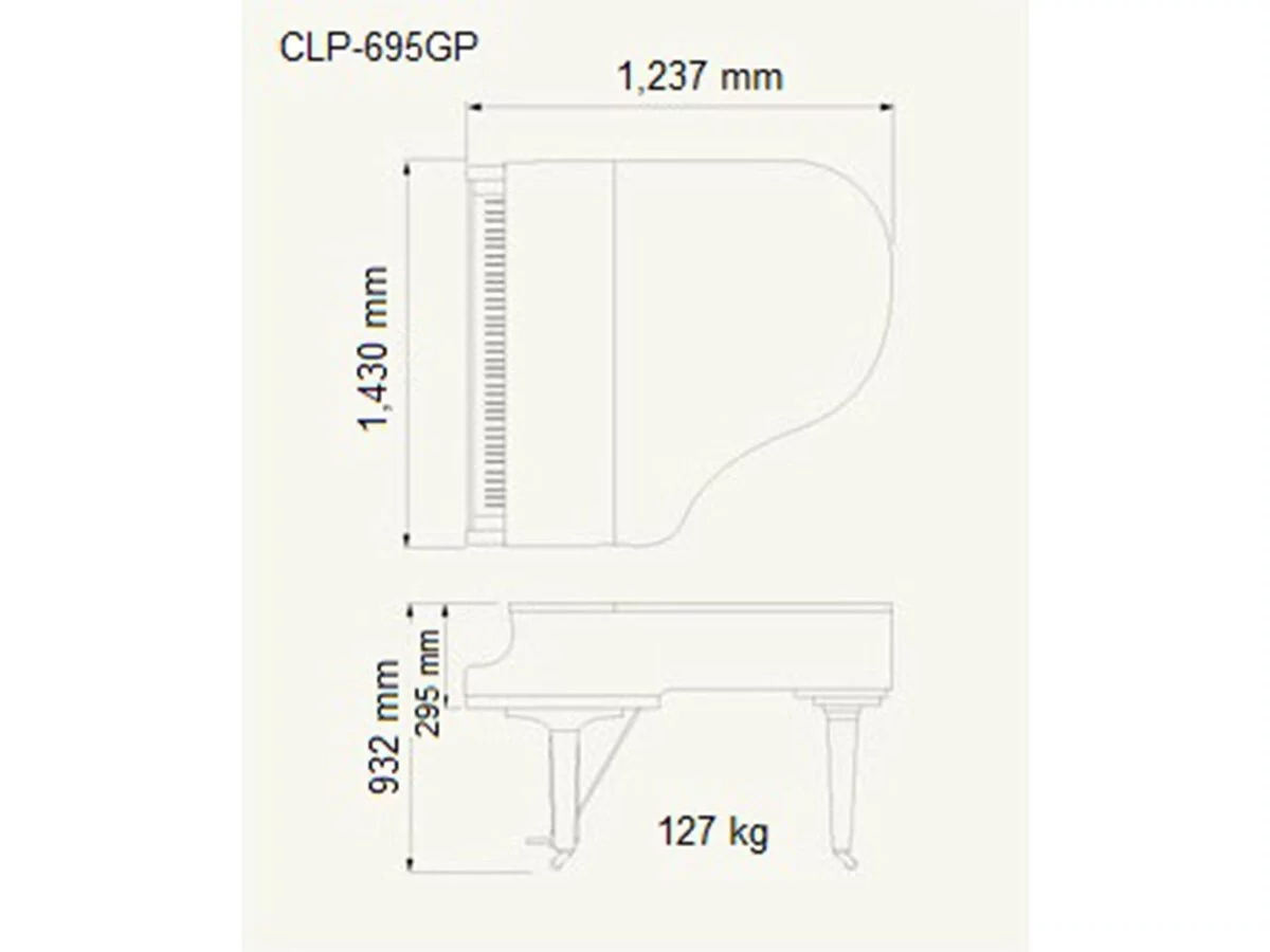 YAMAHA CLP-695 GP PE tại Elite Piano TP.HCM – Không gian trưng bày