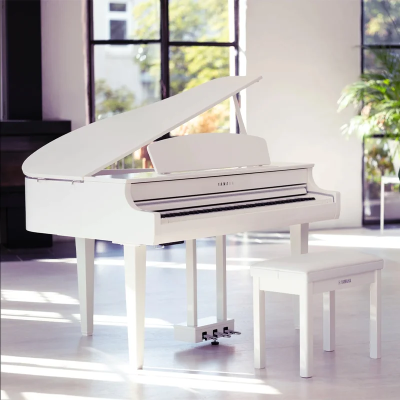 Đàn piano Yamaha YAMAHA CLP-765GP WH (USED) – Chi tiết bàn phím