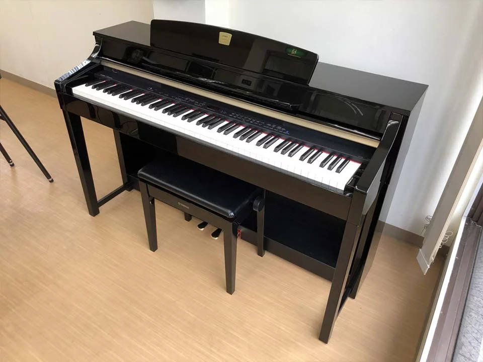 Đàn piano Yamaha YAMAHA CLP-370 PE – Chi tiết bàn phím