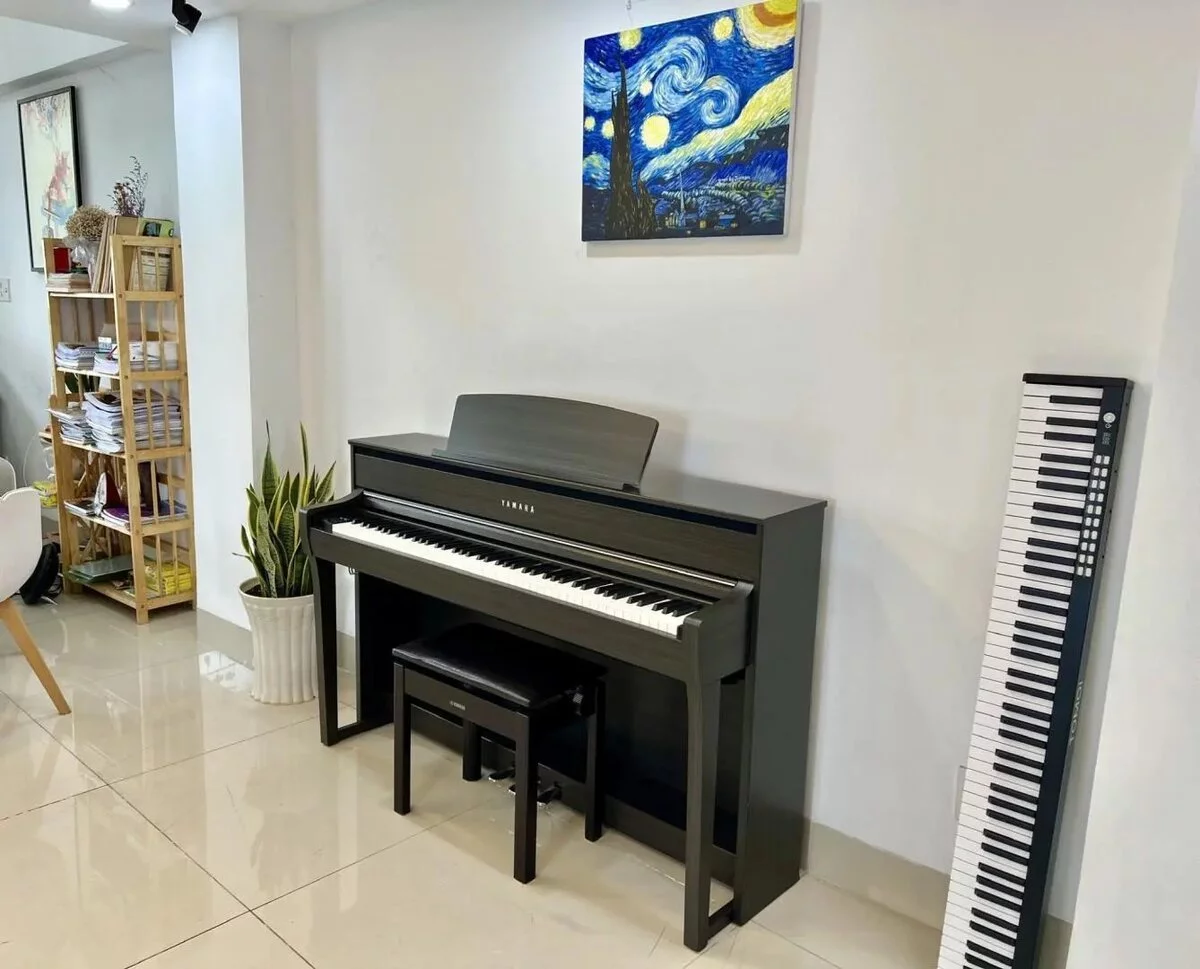 Đàn piano Yamaha YAMAHA CLP-675 DW – Chi tiết bàn phím