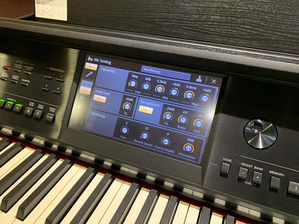 Đàn piano Yamaha YAMAHA CVP-809 B (USED) – Chi tiết bàn phím
