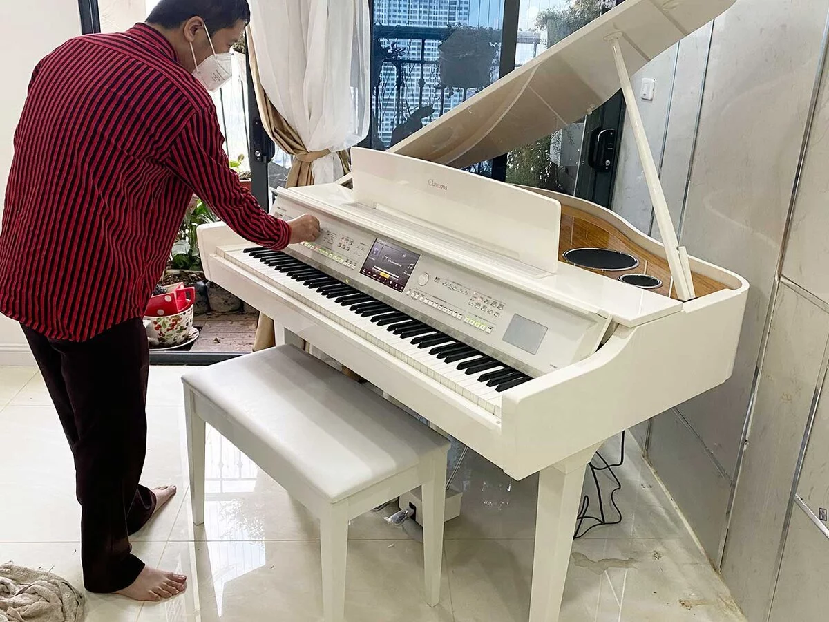 YAMAHA CVP-809 GP WH - Đàn Piano Yamaha tại Elite Piano