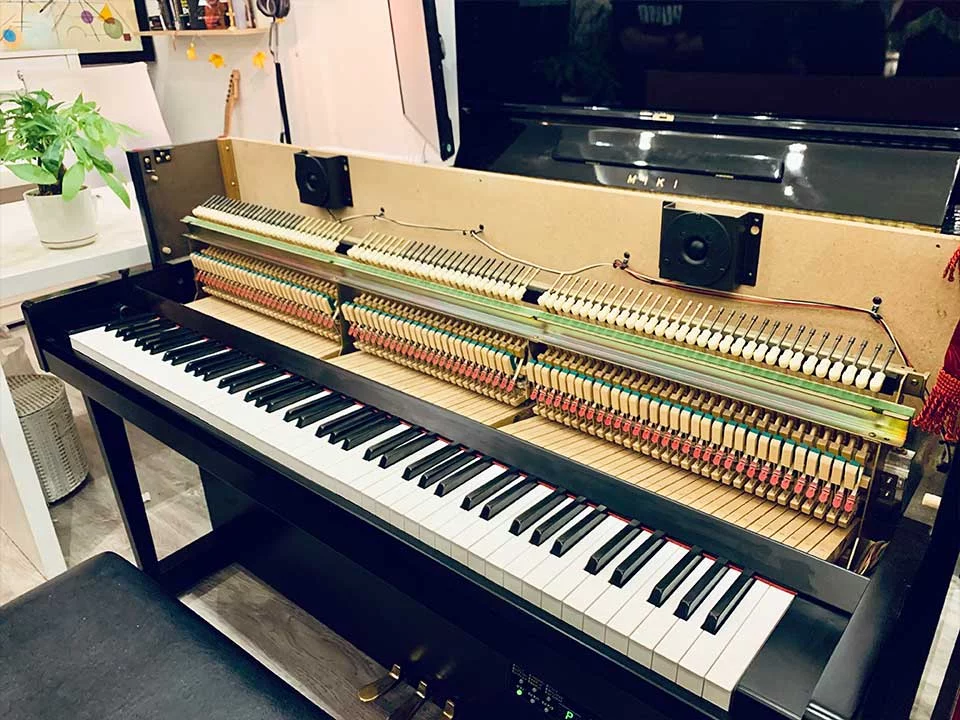 Đàn piano Yamaha YAMAHA DUP-20 B – Chi tiết bàn phím