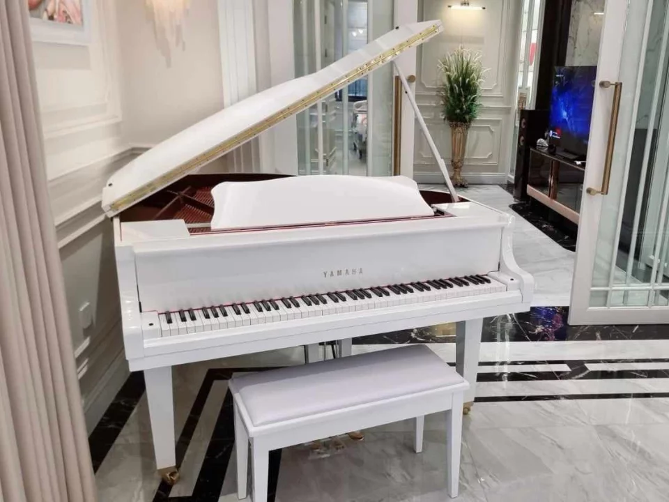 YAMAHA GB1K Trắng Camay - Đàn Piano Yamaha tại Elite Piano