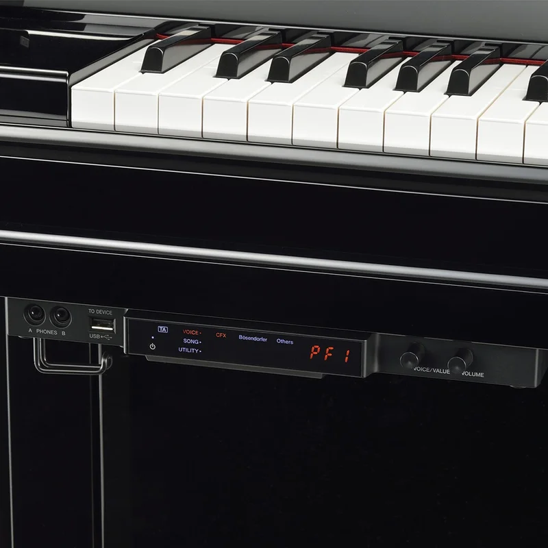 Đàn piano Yamaha YAMAHA C1X TA2 TRANSACOUSTIC™ – Chi tiết bàn phím