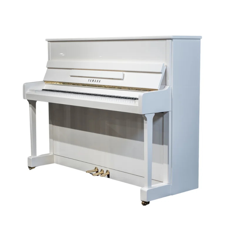 Review YAMAHA U2H WH – Hình ảnh thực tế tại showroom Elite Piano