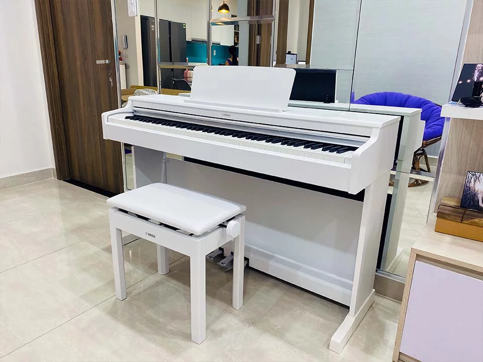 Đàn piano Yamaha YAMAHA YDP-164 WH – Chi tiết bàn phím